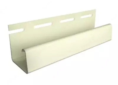 Профиль J26 для фасадных панелей "DÖCKE" дл. 3000 мм, уп. 20 шт. (Слоновая кость)