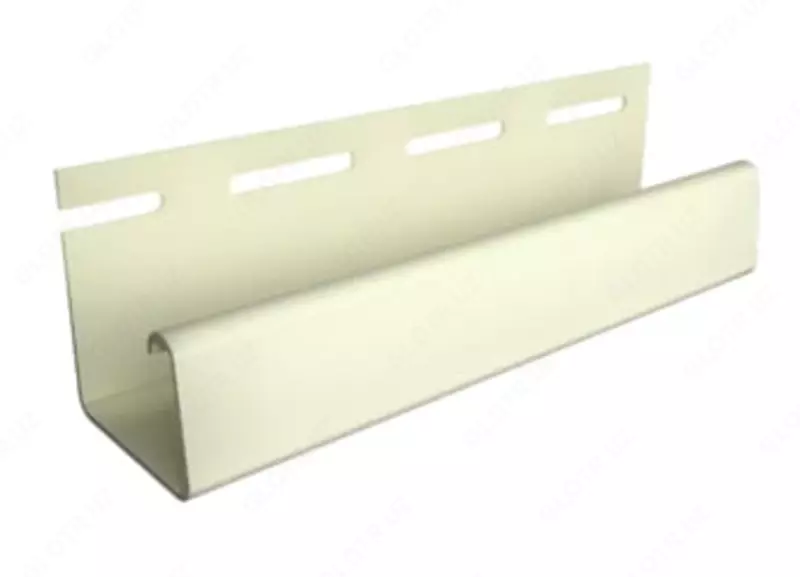 Профиль J26 для фасадных панелей "DÖCKE" дл. 3000 мм, уп. 20 шт. (Слоновая кость)