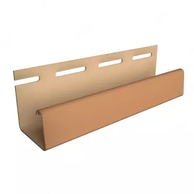 Профиль J26 для фасадных панелей "DÖCKE" дл. 3000 мм, уп. 20 шт. ( Каштановый)