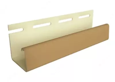 Профиль J26 для фасадных панелей "DÖCKE" дл. 3000 мм, уп. 20 шт. (Карамельный)