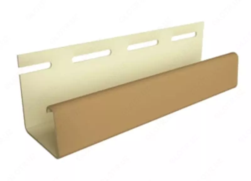 Профиль J26 для фасадных панелей "DÖCKE" дл. 3000 мм, уп. 20 шт. (Карамельный)