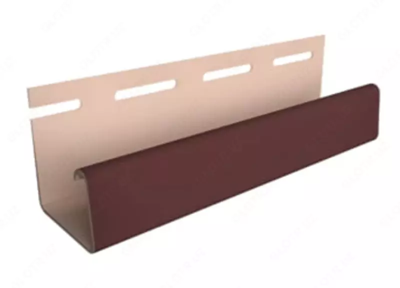 Профиль J26 для фасадных панелей "DÖCKE" дл. 3000 мм, уп. 20 шт. (Табачный)