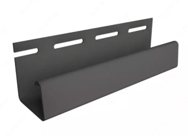 Профиль J26 для фасадных панелей "DÖCKE" дл. 3000 мм, уп. 20 шт. (Графитовый)