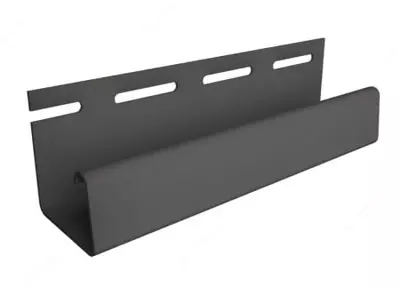 Профиль J26 для фасадных панелей "DÖCKE" дл. 3000 мм, уп. 20 шт. (Графитовый)