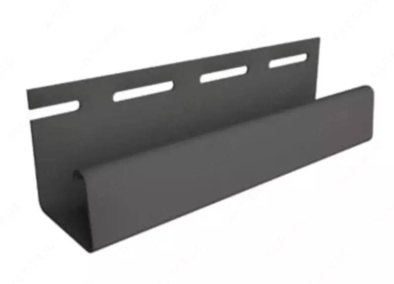 Профиль J26 для фасадных панелей "DÖCKE" дл. 3000 мм, уп. 20 шт. (Графитовый)