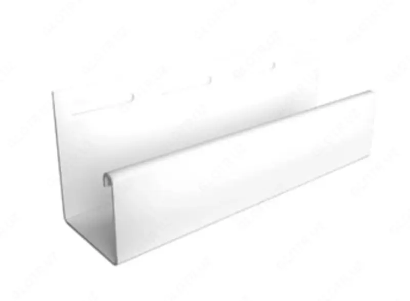 Профиль J30 для фасадных панелей и сайдинга "DÖCKE" дл. 3000 мм, уп. 36 шт. (Белый)