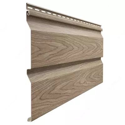 Сайдинг под дерево "DÖCKE" Lux Ванкувер D5D Корабельный брус, 3000х253х1.2 мм, уп. 20 шт. (Кедр)