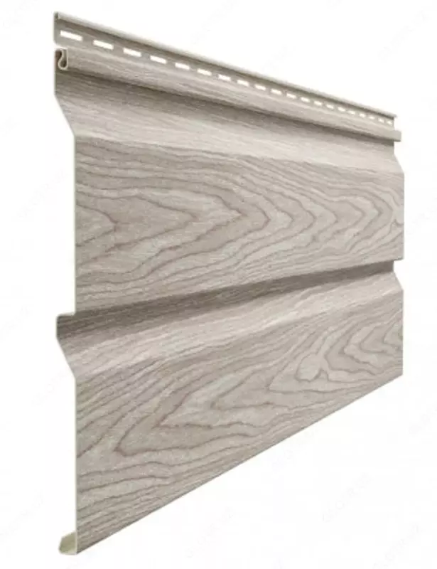 Сайдинг под дерево "DÖCKE" Lux Ванкувер D5D Корабельный брус, 3000х253х1.2 мм, уп. 20 шт. (Орех)