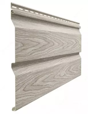 Сайдинг под дерево "DÖCKE" Lux Ванкувер D5D Корабельный брус, 3000х253х1.2 мм, уп. 20 шт. (Орех)