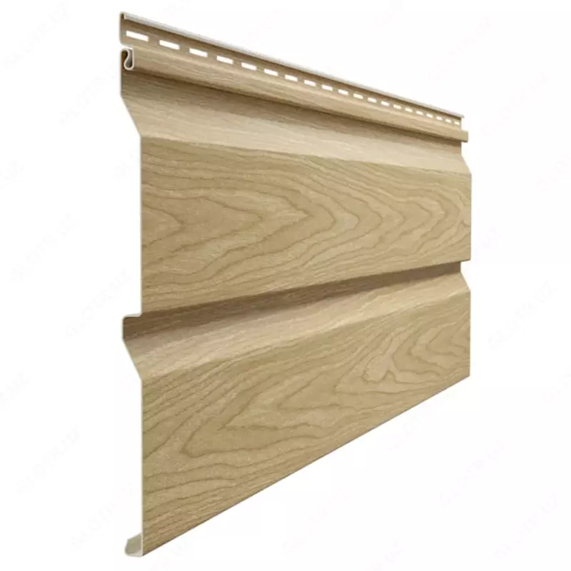 Сайдинг под дерево "DÖCKE" Lux Ванкувер D5D Корабельный брус, 3000х253х1.2 мм, уп. 20 шт. (Зрелый каштан)