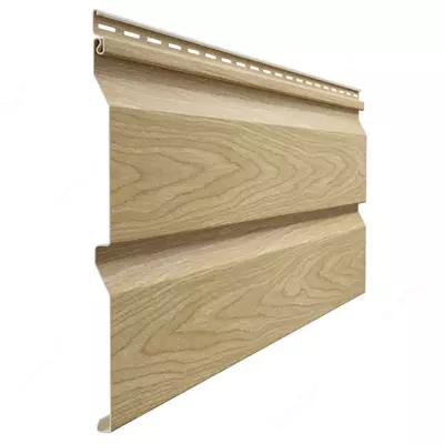 Сайдинг под дерево "DÖCKE" Lux Ванкувер D5D Корабельный брус, 3000х253х1.2 мм, уп. 20 шт. (Зрелый каштан)