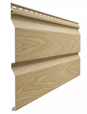 Сайдинг под дерево "DÖCKE" Lux Ванкувер D5D Корабельный брус, 3000х253х1.2 мм, уп. 20 шт. (Зрелый каштан)