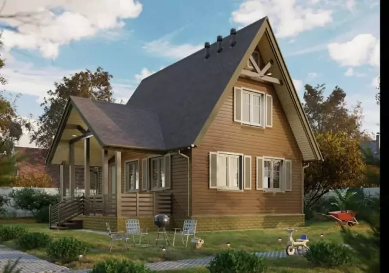 Сайдинг под дерево "DÖCKE" Lux Ванкувер D5D Корабельный брус, 3000х253х1.2 мм, уп. 20 шт. (Миндаль)