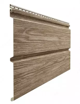 Сайдинг под дерево "DÖCKE" Lux Монреаль Брус D6S, 3600х300х1.2 мм, уп. 16 шт. (Кедр)