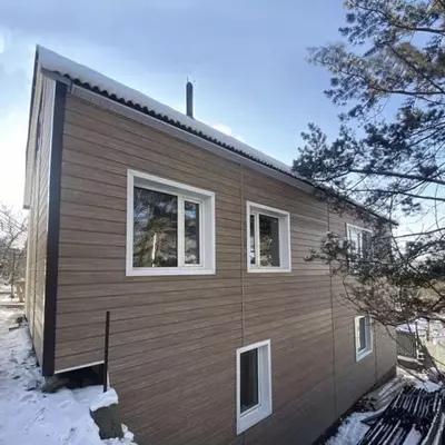 Сайдинг под дерево "DÖCKE" Lux Монреаль Брус D6S, 3600х300х1.2 мм, уп. 16 шт. (Кедр)