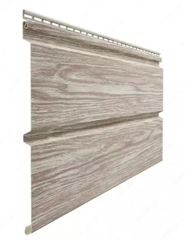 Сайдинг под дерево "DÖCKE" Lux Монреаль Брус D6S, 3600х300х1.2 мм, уп. 16 шт. (Орех)