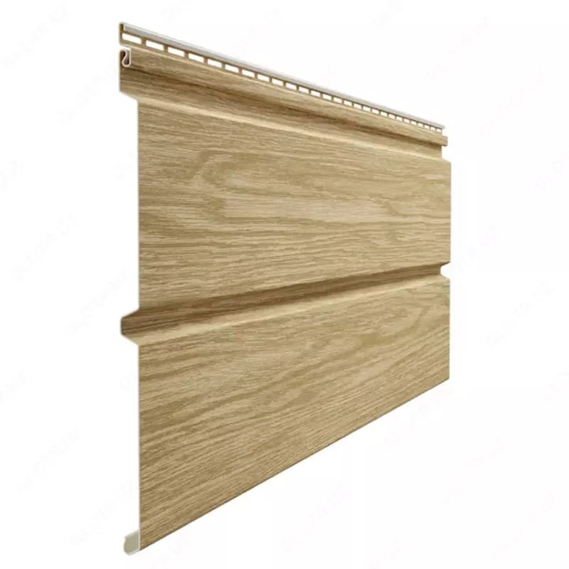 Сайдинг под дерево "DÖCKE" Lux Монреаль Брус D6S, 3600х300х1.2 мм, уп. 16 шт. (Зрелый каштан)