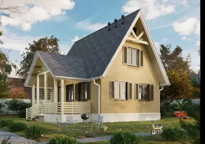 Сайдинг под дерево "DÖCKE" Lux Монреаль Брус D6S, 3600х300х1.2 мм, уп. 16 шт. (Зрелый каштан)