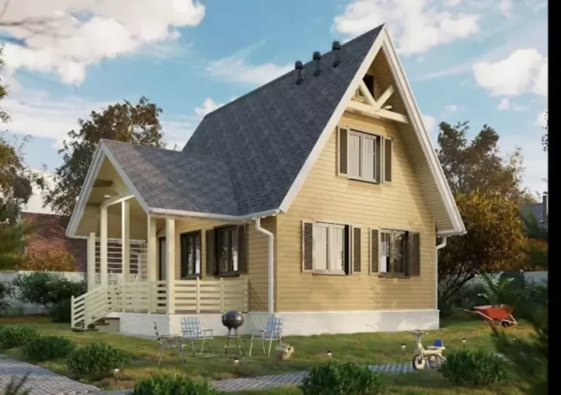 Сайдинг под дерево "DÖCKE" Lux Монреаль Брус D6S, 3600х300х1.2 мм, уп. 16 шт. (Зрелый каштан)