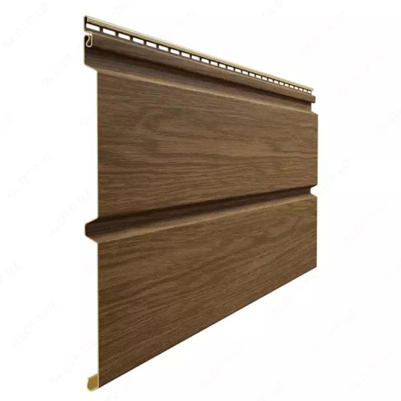 Сайдинг под дерево "DÖCKE" Lux Монреаль Брус D6S, 3600х300х1.2 мм, уп. 16 шт. (Миндаль)