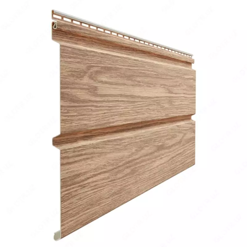 Сайдинг под дерево "DÖCKE" Lux Монреаль Брус D6S, 3600х300х1.2 мм, уп. 16 шт. (Рябина)