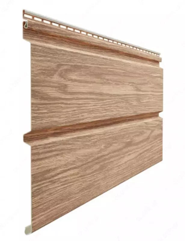 Сайдинг под дерево "DÖCKE" Lux Монреаль Брус D6S, 3600х300х1.2 мм, уп. 16 шт. (Рябина)