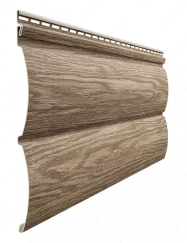 Сайдинг под дерево "DÖCKE" Lux Монреаль Блок-Хаус D4.7T, 3600х243х1.2 мм, уп. 20 шт. (Кедр)