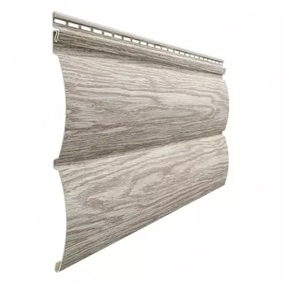 Сайдинг под дерево "DÖCKE" Lux Монреаль Блок-Хаус D4.7T, 3600х243х1.2 мм, уп. 20 шт. (Орех)