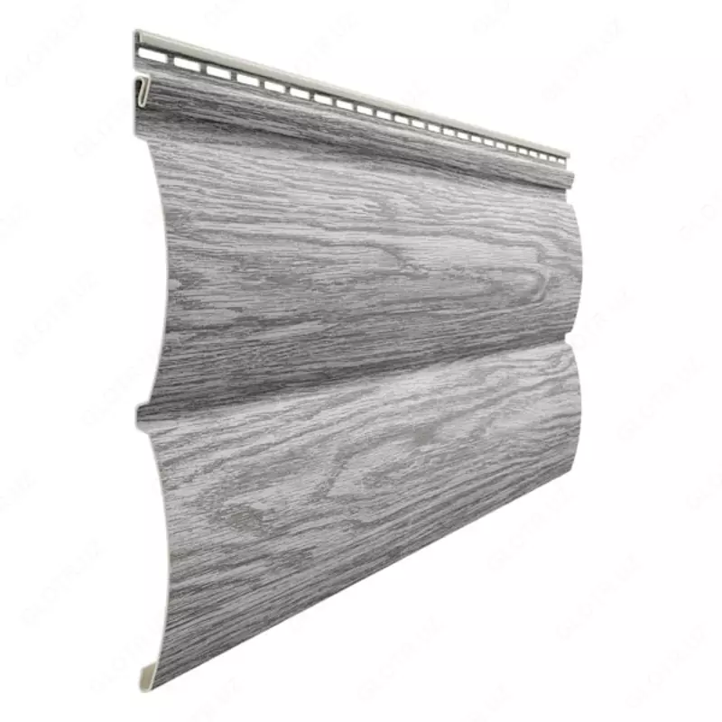 Сайдинг под дерево "DÖCKE" Lux Монреаль Блок-Хаус D4.7T, 3600х243х1.2 мм, уп. 20 шт. (Канадская береза)