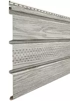 Yog'och effektli tom yopish paneli (markaziy teshilish bilan) "DÖCKE" Lux Soffits T4