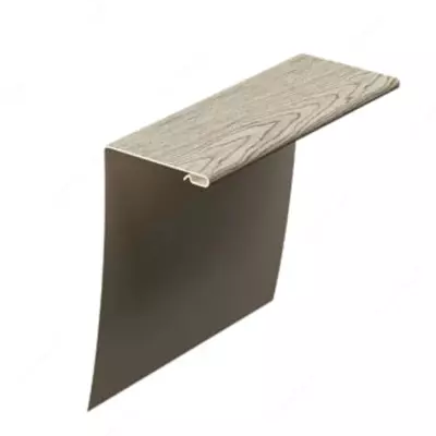 Универсальный околооконный профиль "DÖCKE" 89/254 мм, дл. 3000 мм, уп. 12 шт. (Амурский)