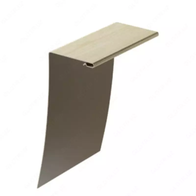 Универсальный околооконный профиль "DÖCKE" 89/254 мм, дл. 3000 мм, уп. 12 шт. (Зрелый каштан)