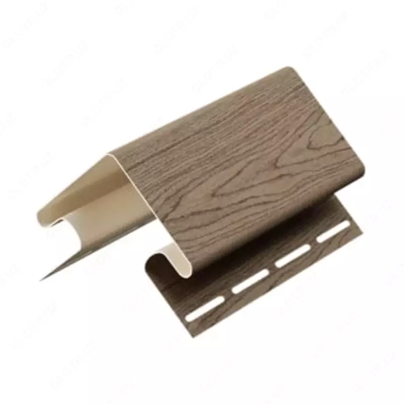 Угол (внешний) для фасадных панелей "DÖCKE" 75/15 мм, дл. 3000 мм, уп. 12 шт. (Сибирский)