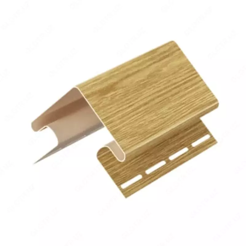 Угол (внешний) для фасадных панелей "DÖCKE" 75/15 мм, дл. 3000 мм, уп. 12 шт. (Зрелый каштан)