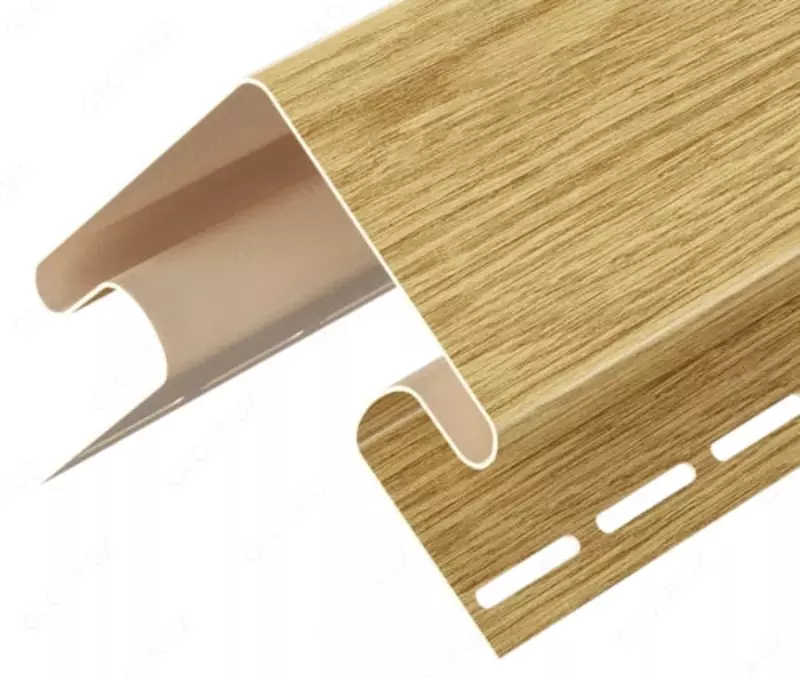 Угол (внешний) для фасадных панелей "DÖCKE" 75/15 мм, дл. 3000 мм, уп. 12 шт. (Зрелый каштан)