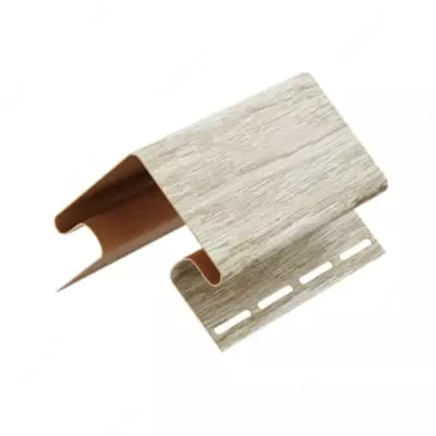 Угол (внешний) для фасадных панелей "DÖCKE" 75/15 мм, дл. 3000 мм, уп. 12 шт. (Орех)