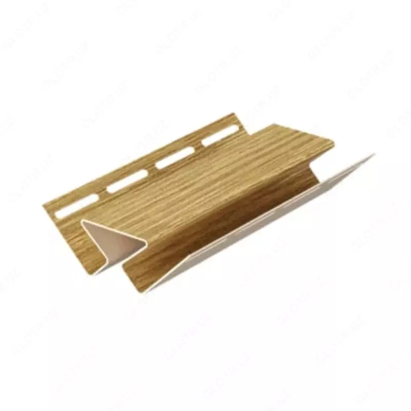 Fasad panellari uchun burchak (ichki) "DÖCKE" 16 mm, uzunligi. 3000 mm, o'ram. 12 dona. (Pishgan kashtan)