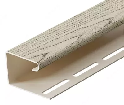 Профиль J16 для сайдинга и софитов "DÖCKE" Lux дл. 3000 мм, уп. 30 шт. (Амурский)