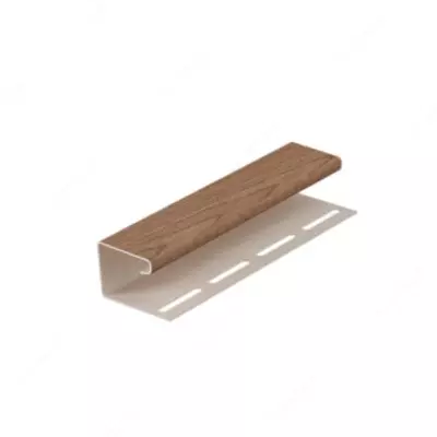 Профиль J16 для сайдинга и софитов "DÖCKE" Lux дл. 3000 мм, уп. 30 шт. (Алтайский)