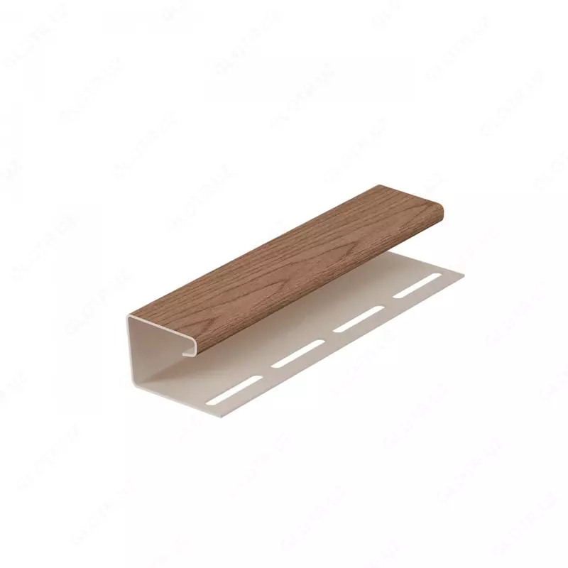 Siding va tagliklar uchun profil J16 "DÖCKE" Lux uzunligi 3000 mm, o'ram. 30 dona. (oltoy)