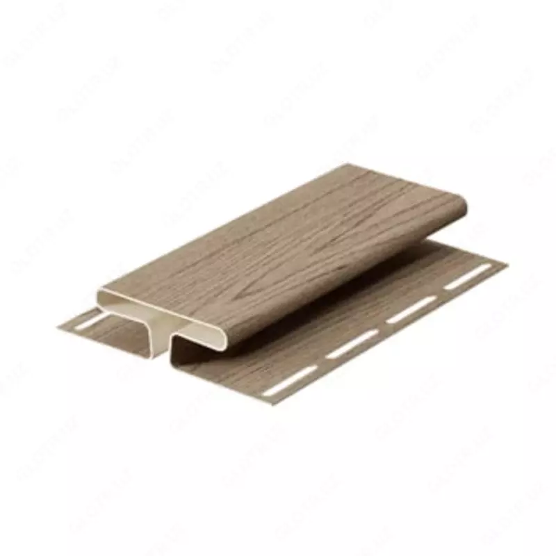 Профиль - Н13 мм для сайдинга "DÖCKE" Lux дл. 3000 мм, уп. 18 шт. (Сибирский)