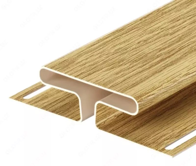 Профиль - Н13 мм для сайдинга "DÖCKE" Lux дл. 3000 мм, уп. 18 шт. (Зрелый каштан)