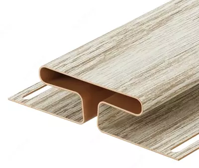 Profil - siding uchun H13 mm "DÖCKE" Lux uzunligi. 3000 mm, o'ram. 18 dona. (yong'oq)
