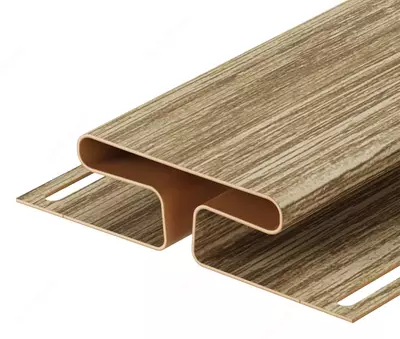 Профиль - Н13 мм для сайдинга "DÖCKE" Lux дл. 3000 мм, уп. 18 шт. (Кедр)