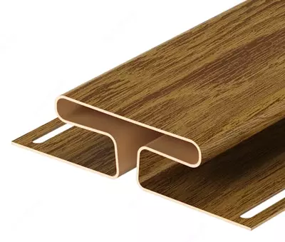 Профиль - Н13 мм для сайдинга "DÖCKE" Lux дл. 3000 мм, уп. 18 шт. (Миндаль)