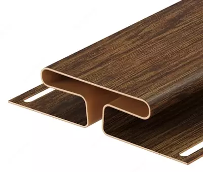 Профиль - Н13 мм для сайдинга "DÖCKE" Lux дл. 3000 мм, уп. 18 шт. (Фундук)