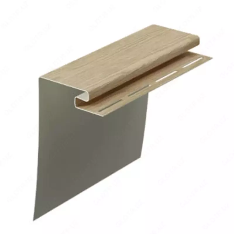 Deraza profili "Docke" Lux, 3000 mm, o'ram. 12 dona. (Pishgan kashtan)