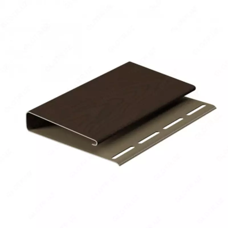 Наличник для сайдинга под дерево "DÖCKE" Lux, 75 мм, дл. 3000 мм, уп. 18 шт. (Приморский)