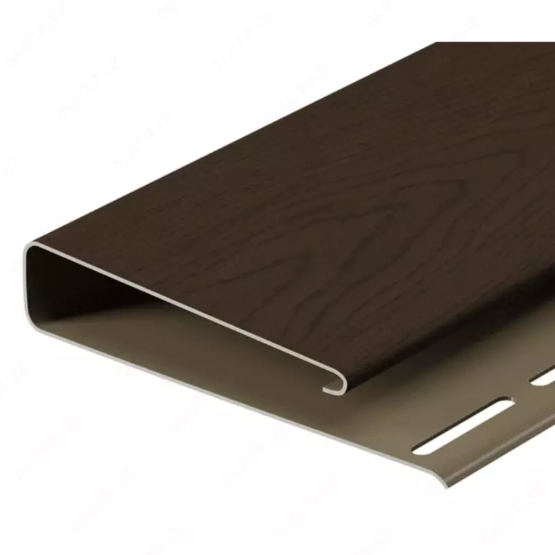 Наличник для сайдинга под дерево "DÖCKE" Lux, 75 мм, дл. 3000 мм, уп. 18 шт. (Приморский)