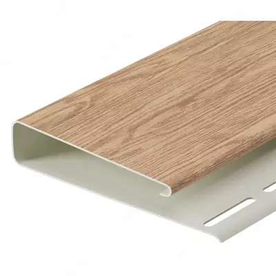 Наличник для сайдинга под дерево "DÖCKE" Lux, 75 мм, дл. 3000 мм, уп. 18 шт. (Рябина)